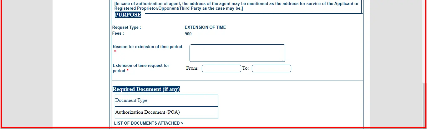 Form TM M Extension of Time